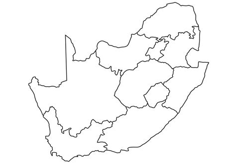 Maybe you would like to learn more about one of these? Outline Map Of South Africa in 2020 | South africa map ...