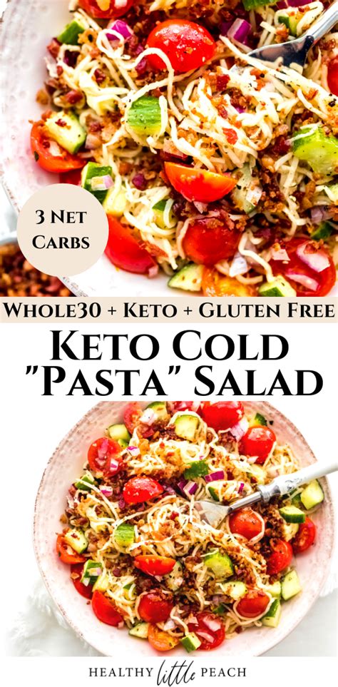 Tools to make keto pasta alternatives. Keto "Pasta" Salad (Whole30 and Paleo) in 2020 | Easy ...