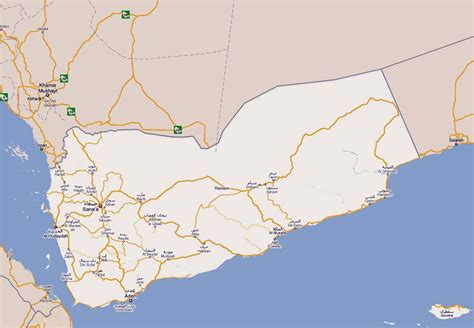Detailed clear large political map of yemen showing names of capital city, towns, states, provinces and boundaries with neighbouring countries. Detailed road map of Yemen with cities | Yemen | Asia | Mapsland | Maps of the World