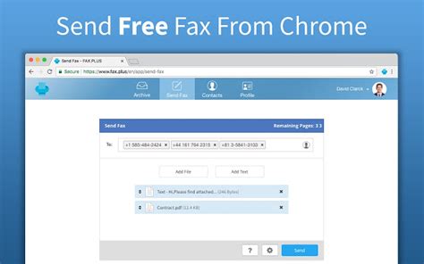 In some countries, sending a fax is still the way to do business and get a document signed. FAX.PLUS - Receive & Send Fax (10 Free Pages) - Chrome Web ...