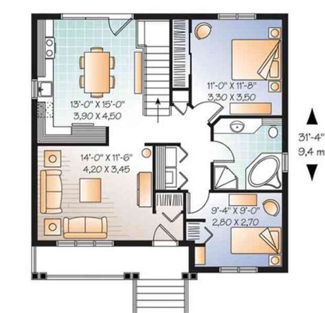 Ada halaman kecil di bagian belakang rumah, bisa digunakan untuk dapur di luar ruangan, atau taman minimalis kecil untuk mempercantik. Desain Rumah Minimalis Type 36/60 dan 36/72: 1 Lantai dan ...