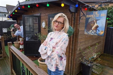 Hubby gets off watching wife. Devon Wife Builds Pub In Back Garden To Stop Husband ...
