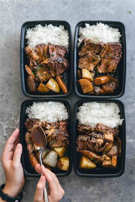 This power hour meal prep plan, an ingenious way to spend your weekend afternoon. Slow Cooker Asian Pot Roast Meal Prep - Meal Prep on Fleek ...