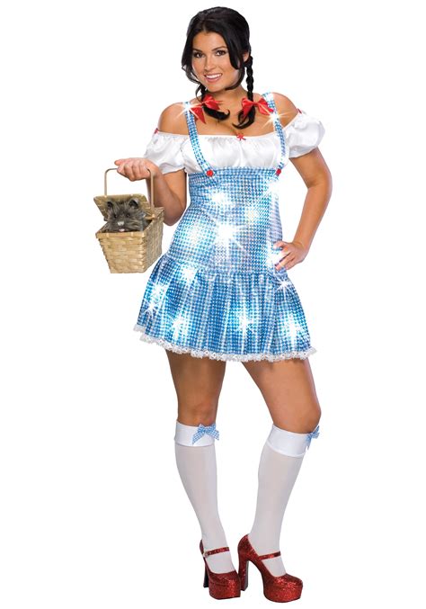 Plus size french maid bedroom costume. Plus Size Sequin Dorothy Costume