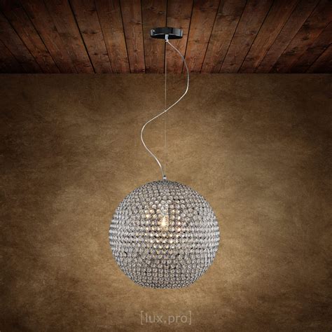 Willkommen anliegend unserem kristall lampe vergleich. LUX.PRO Kristall Hängeleuchte Ø40cm Pendelleuchte Kugel ...