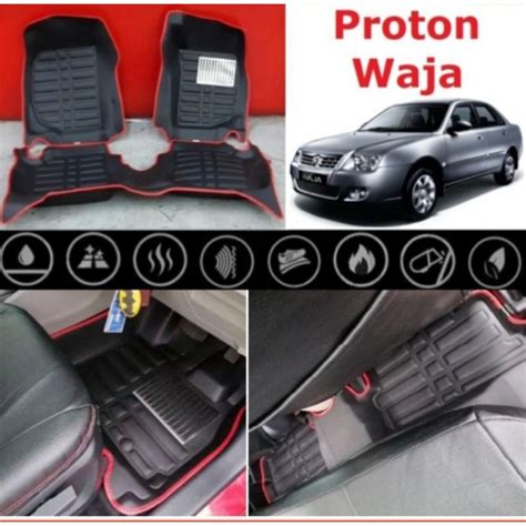 Ia hanya memejamkan matanya sambil berdehem ringan yang langsung diartikan ahmad sebagai izin. Proton Waja 5D Carpet PU Leather Floor Car Mat/Karpet 5D ...