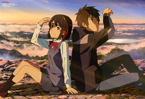 English dubbed online full hd. Mitsuha and Taki (Your Name) Fondo de pantalla HD | Fondo ...