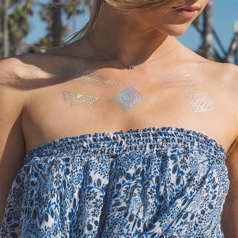 Play piercing is a temporary type of body modification done for the sheer heck of it, normally with hypodermic needles. Holographic Temporary Tattoos By Meghan Rienks | Meghan ...