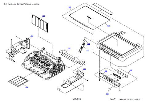 Epson product setup contains everything you need to use your epson product. EPSON XP-215 Parts Manual