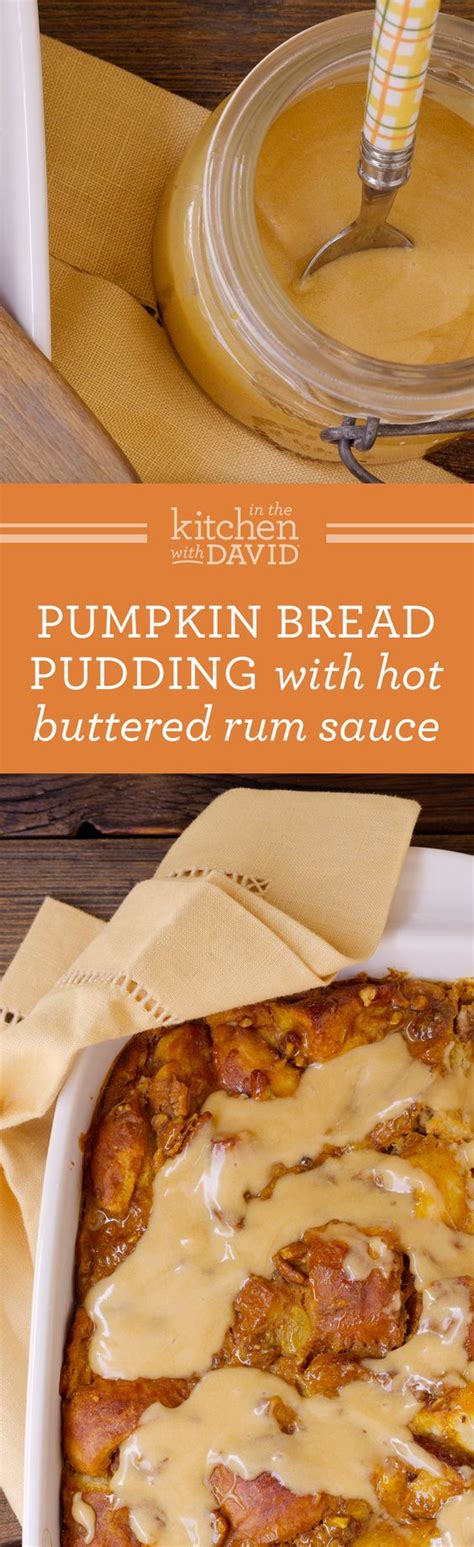 Chocolate bread pudding (paula deen)food.com. Pumpkin Bread Pudding with Hot Buttered Rum Sauce ...