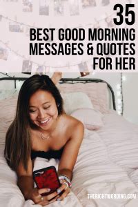 Wish your girlfriend a good night with these sweet goodnight paragraphs for her. 35+ Best Good Morning Text Messages And Quotes For Her To ...