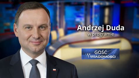 Program tv stacji tvp 1 na 14 dni. Prezydent Andrzej Duda „Gościem Wiadomości" - tvp.info