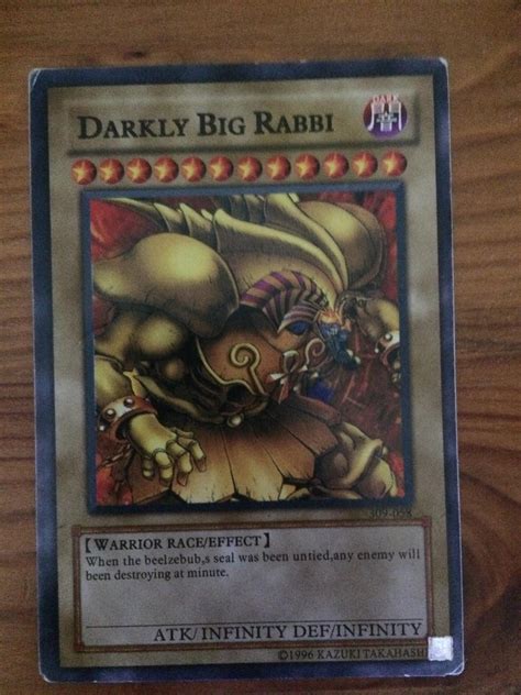 Making fake yugioh or pokemon or magic cards that look real is easy. A fake Yugioh card I got from a fair : engrish