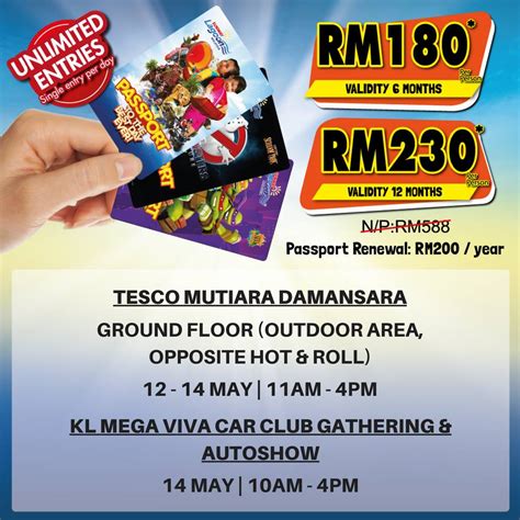 Apply this grab promo code malaysia for an extra myr10 off with minimum spending of myr200 into grabpay wallet, must use a valid standard when it comes to affordable transportation, you can always rely on grab malaysia. Sunway Lagoon Annual Passport: RM230 (Save RM388), 6 ...