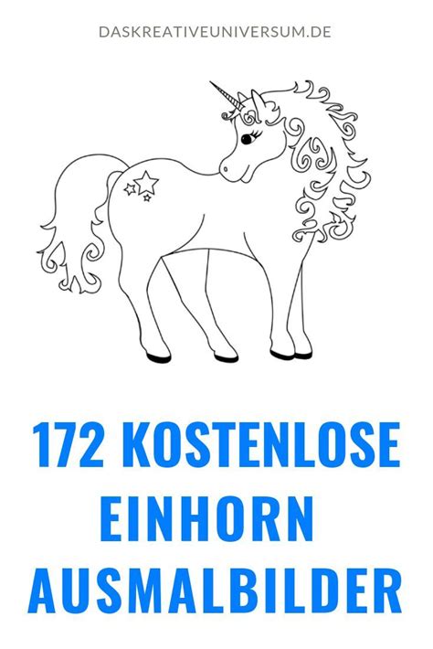 Hier ist eine malvorlage vom wunderschönen einhorn. Ausmalbilder Einhorn: 172 Kostenlose Einhorn Malvorlagen ...