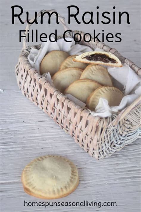 The best oatmeal raisin cookies we've ever made! Rum Raisin Filled Cookies | Recipe | Raisin filled cookies, Filled cookies, Raisin cookies