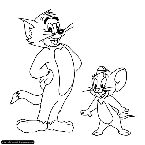 Hoy no estoy de buen humor. Tom and Jerry (Dibujos animados) - Colorear dibujos gratis