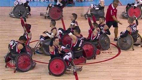 Bütün hüquqlar qorunur materialları tam və ya qismən çıxarmaq qadağandır. Canadian Trail: Wheelchair rugby team wins gold at Parapan ...