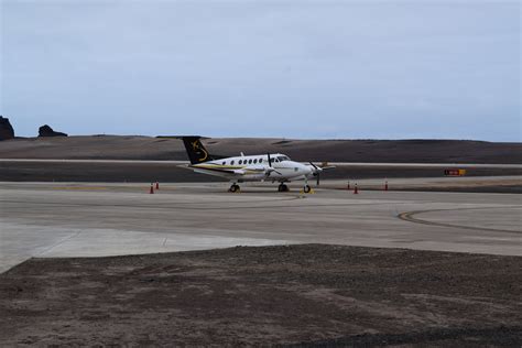 My saint helena airport flight was cancelled or delayed. King_air_200 - St Helena Airport