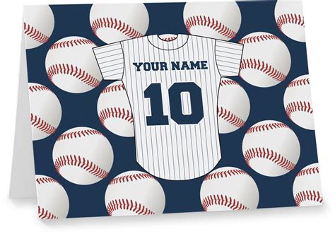 Check spelling or type a new query. Baseball Jersey Note cards (Personalized) - YouCustomizeIt