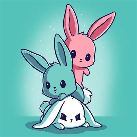 Make sure you have a triangle (if you're a kid) the size of your pinky, (grown up) a bit smaller than your pinky. Fluffy Bunnies | Bunny drawing, Cute animal drawings, Cute kawaii animals