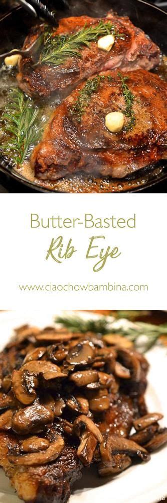 Flip, cooking and basting 2 more minutes for medium rare (longer for more doneness). Butter-Basted Rib Eye | Recipe | Food recipes, Beef ...