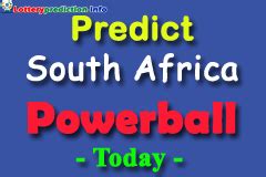 Find all historical australia powerball results from past draws. Predictions Powerball South Africa today 23-09-2020