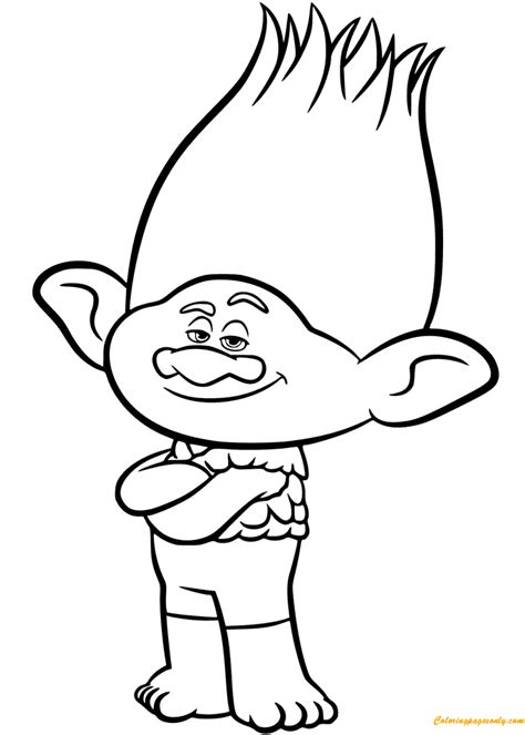 Signup to get the inside scoop from our monthly newsletters. Branch From Trolls Coloring Page - Free Coloring Pages Online