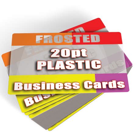 Get multiple cards for your employees. Frosted Plastic Business Cards Printed Cheap -1000 $145 ...