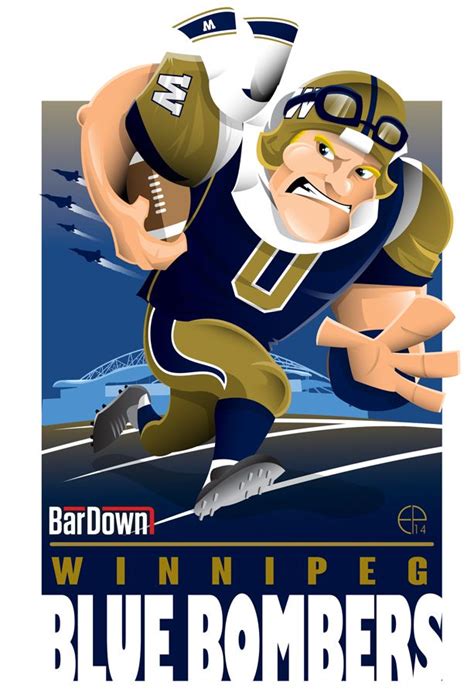 He's an energetic bird who loves to dance at home games and make public appearances. BarDown: CFL Mascot Cartoons | Canadian football, Canadian ...