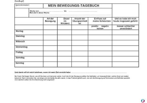 Mit dem medikamentenplan, entwickelt vom aktionsbündnis patientensicherheit, vermeiden sie einnahmefehler bei arzneien,indem sie dokumentieren, welche medikamente sie wann einnehmen. Bewegungstagebuch - Sonstiges - Teramed