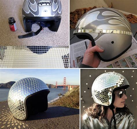 Best diy disco ball costume from halloween 2010 disco ball 5 0. How to Make Disco Ball Helmet - DIY & Crafts - Handimania ...