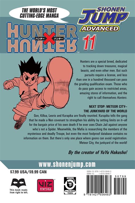 Gon, kurapika, and leorio fall into a trap set for another applicant and must face a pit full of poisonous snakes. Hunter x Hunter, Vol. 11 | Book by Yoshihiro Togashi ...