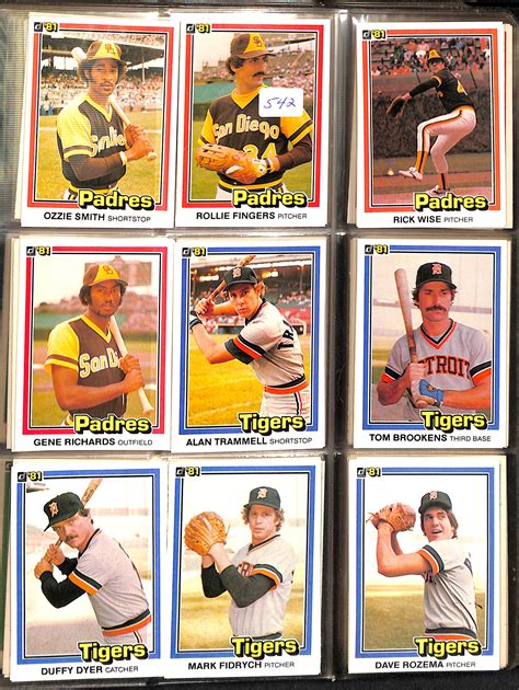 Apr 29, 2021 · back in 1983, the bubble in the baseball card market had already started to form as donruss and fleer had both entered the market in 1981 and all three companies started to boost production. Lot Detail - 1981 Donruss & 1983 Fleer Complete Baseball Card Sets - RC of Boggs, Sandberg, & Gwynn