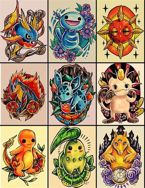 Shop our wide variety of products at the lowest online prices. Pokemon Tattoo Designs on Behance | Pokemon, Geek tattoo