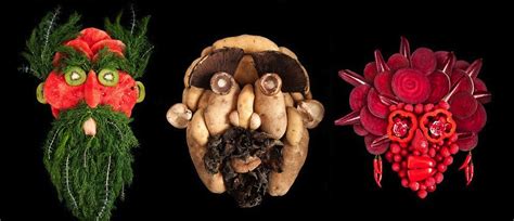 Which foods are considered produce? „Fresh Faces" - Great Portraits made of Fruit and ...