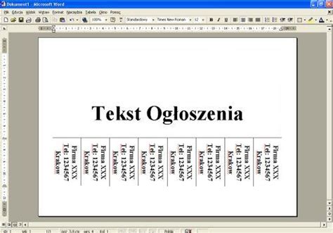 Wzór ogłoszenia o zaginionym zwierzęciu. Your Page Title Here