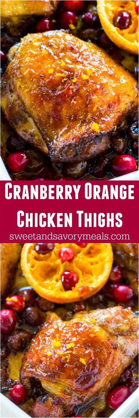 Top orange juice chicken recipes and other great tasting recipes with a healthy slant from sparkrecipes.com. Cranberry Orange Chicken - One Pan Video - Sweet and ...