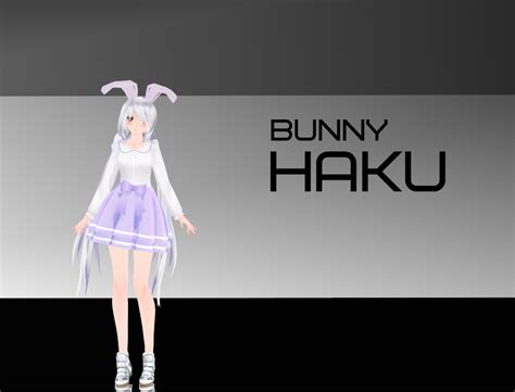 Bunny ears headband 03 3d model. MMD Bunny Haku Dl by potato433 on DeviantArt