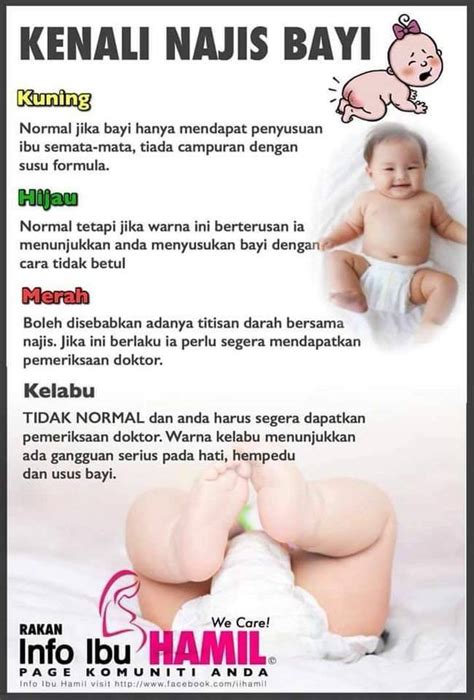 Kenali najis bayi anda jika warnanya dan kronologi perubahan najis bayi adalah seperti berikut: Najis Bayi Warna Hijau - sang-hook