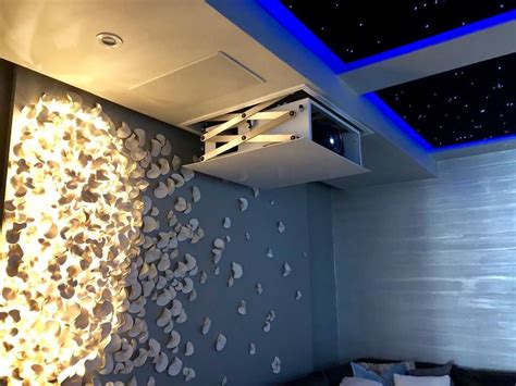 In the home lighting decòrative collection ceiling lights selection you can find modern or more classic lamps capable of meeting any design needs and integrating perfectly with the interior decorating styles. Home Theater | Star ceiling, Home, Home theater