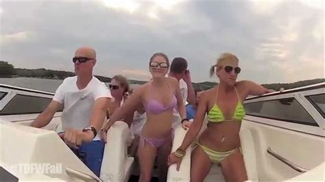 However, the girls persuade him to call. Turn Down For What Fail - Bikini Girls Boat Crash Remix