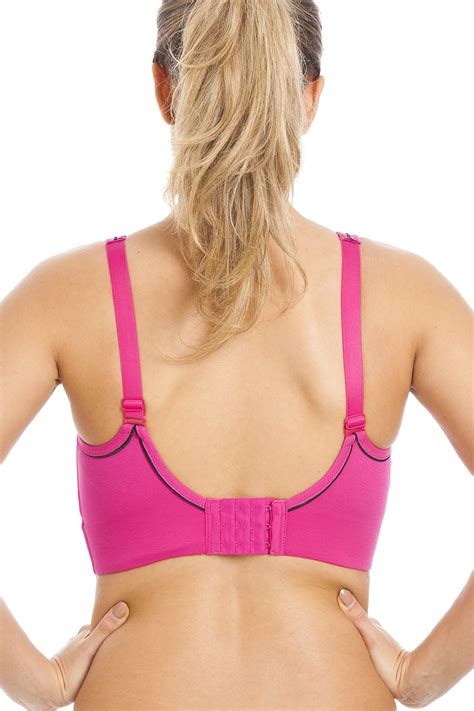 Pink Maximum Support Impact Free Sports Bra