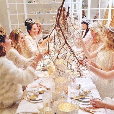 I wanted to share photos of a winter wonderland themed dinner party and how you can create the look too! 41 Fascinating Winter White Party Decoration Ideas | White ...