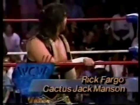 Sam cody (pre match int. SN 12/16/89- Debut Cactus Jack w/Rick Fargo vs Steiners ...