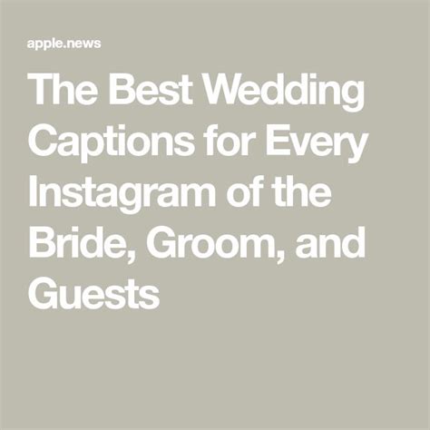 Modern wedding loves beautiful quotes and phrases about love, weddings and marriage! The Best Wedding Captions for Every Instagram of the Bride, Groom, and Guests | Wedding captions ...