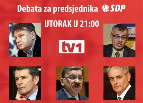 Come up with creative ideas and make them come true with endless editing options. Debata kandidata za predsjednika SDP-a na TV1