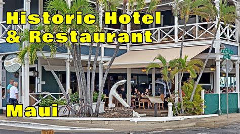 Book lahaina inn, maui on tripadvisor: Pioneer Inn Lahaina Maui. Historic Restaurant & Hotel ...