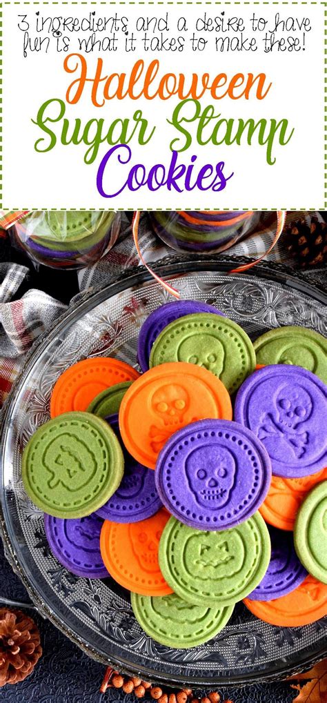 36 sugar cookies that will make you as excited as buddy the elf this christmas. Halloween Sugar Stamp Cookies - Lord Byron's Kitchen | Stamped sugar cookie recipe, Best sugar ...