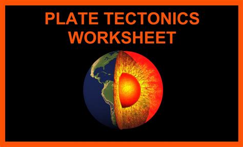 Plate tectonics name____answer key_____ date_ hour_____ ✓ know the 4 layers of the earth and be able to describe them (location, consistency, temperature, pressure, density) ➢ crust: Plate Tectonics Worksheet and Quiz | Graphic organizers ...